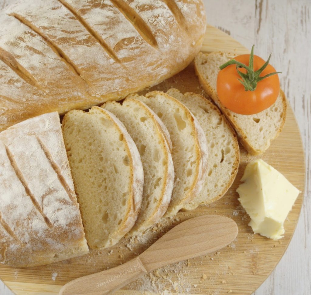 przepis na domowy pszenny chleb, domowe pieczywo najlepsze