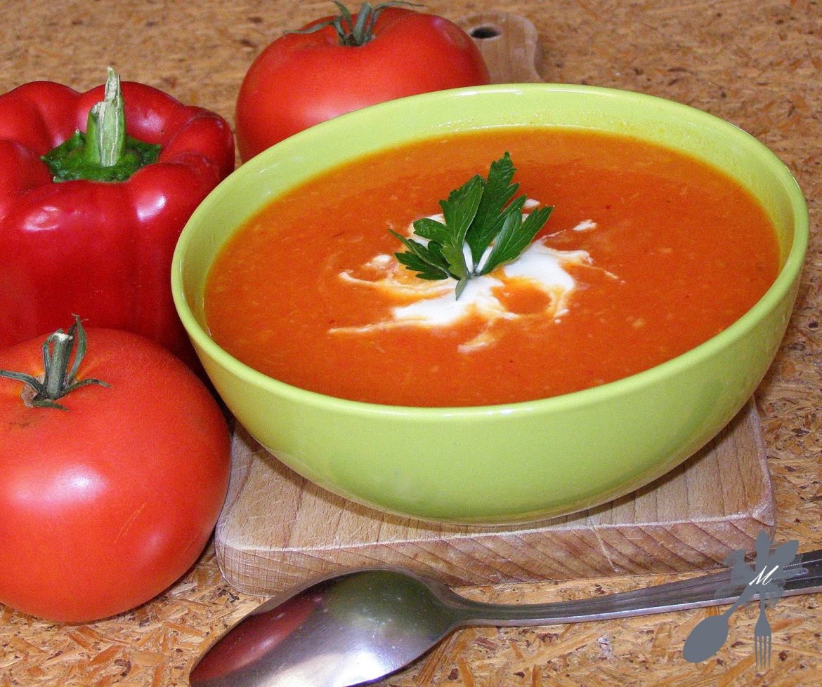 Zupa pomidorowo paprykowa