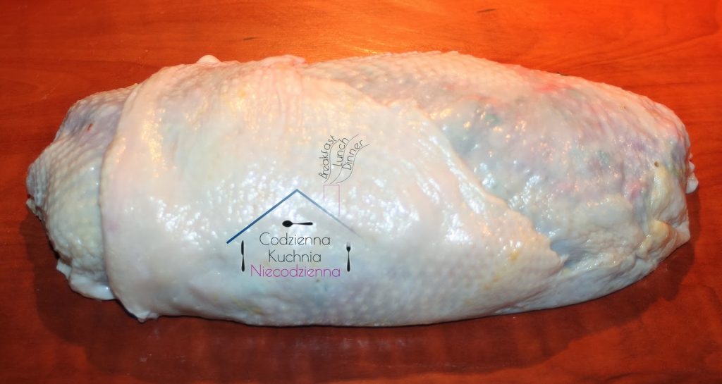 drobiowa domowa wędlina - przepis na galantynę z kurczaka