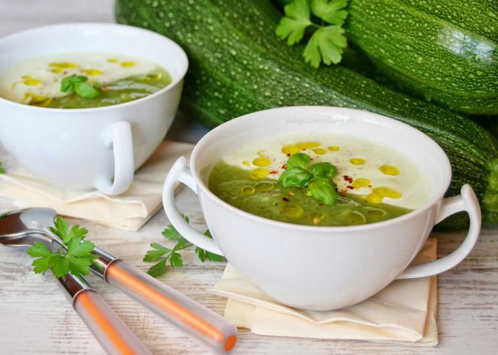 błyskawiczny obiad, najlepsze przepisy na zupy, zupa krem, zielony krem, cukiniowa zupa, daylicooking