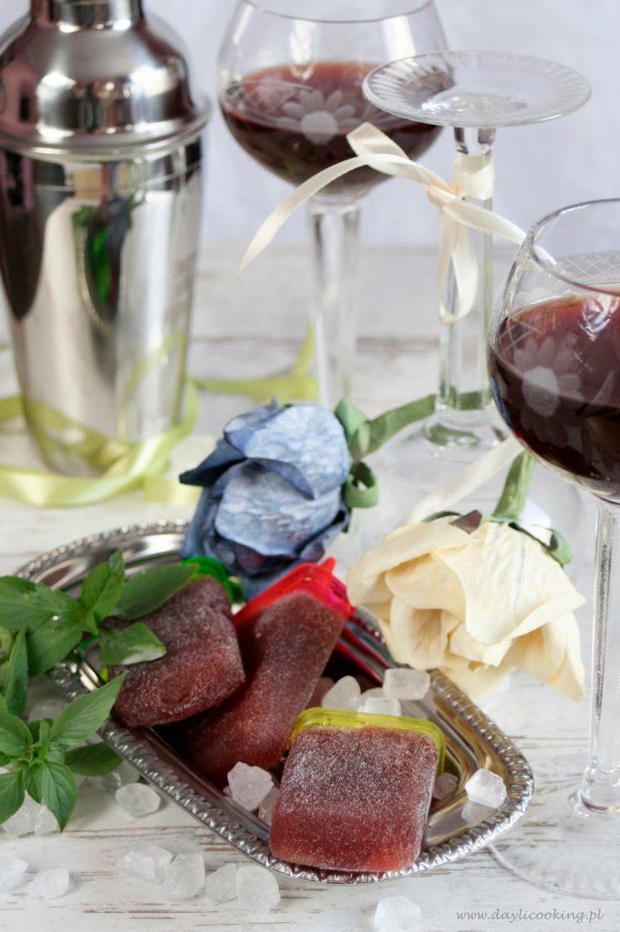 przepis na lody z wina