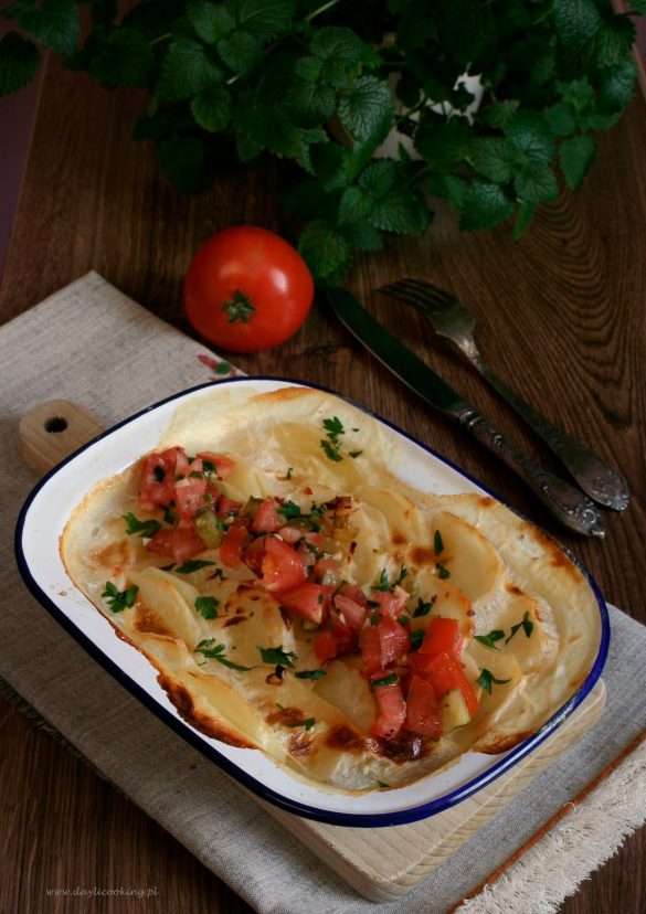 Ziemniaki zapiekane w mleku