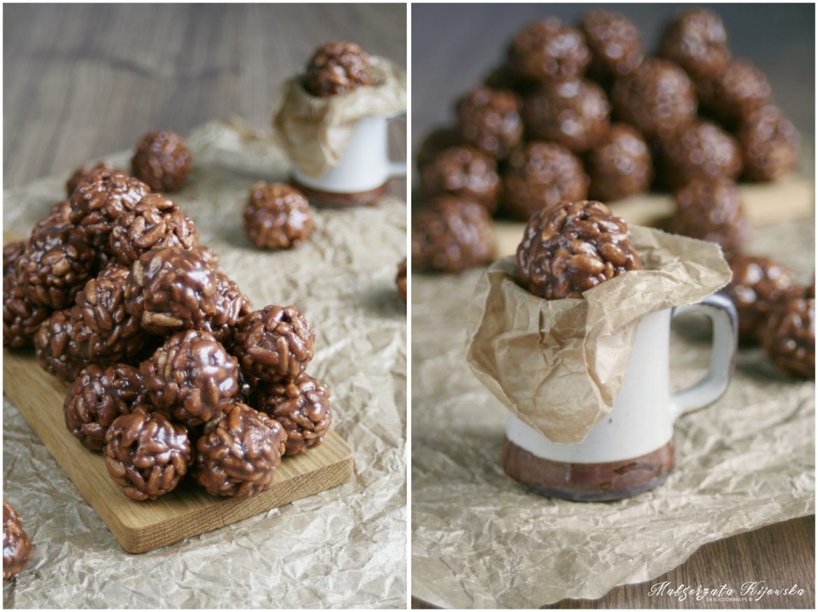 Przepis na szyszki z ryżu i krówek