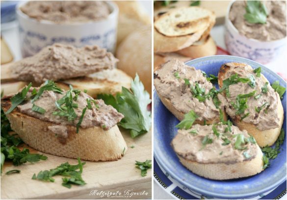 Crostini z musem z wątróbek Magdy Gessler Przepis na crostini z musem z wątróbek Magdy Gessler