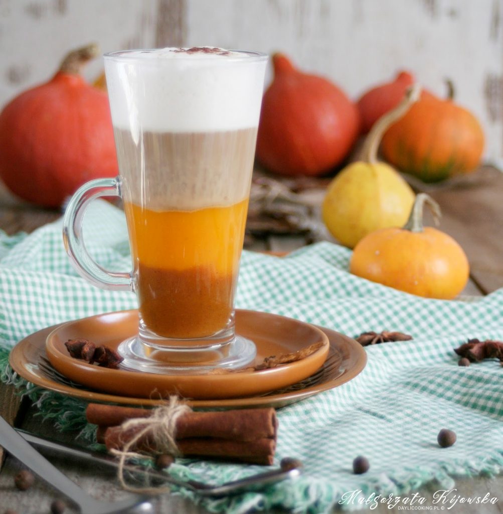 przepis na dyniową latte, pumpkin spice latte przepis