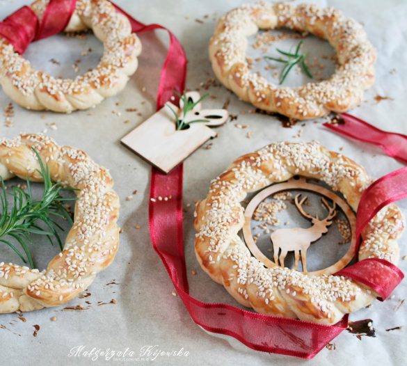 Przepis na obwarzanki z kruchego piwnego ciasta