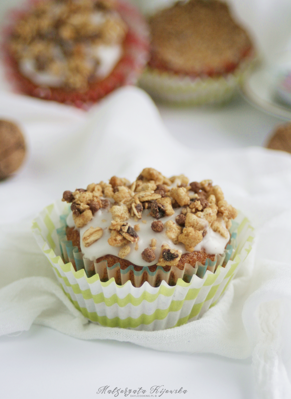 Przepis na muffiny z ciasta marchewkowego