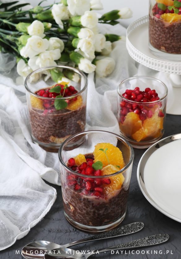 Przepis na kakaowy pudding z chia