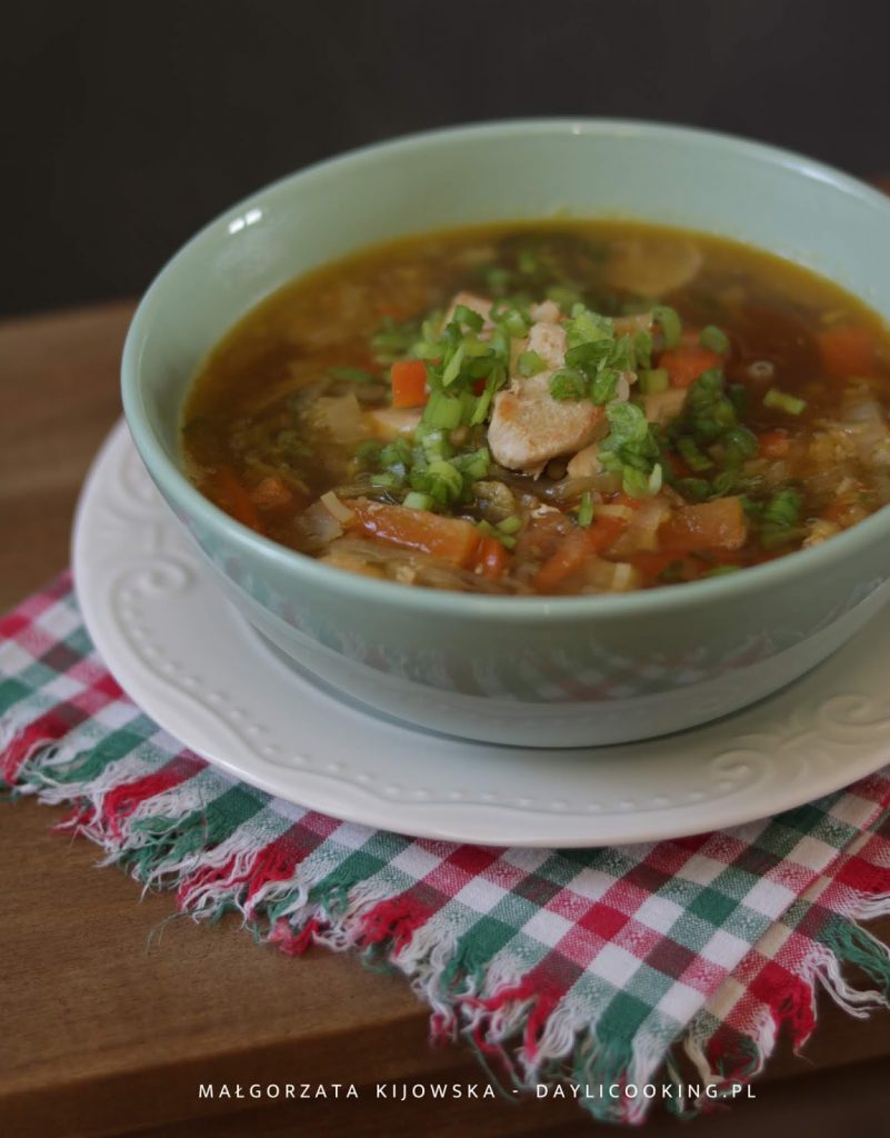 lekka zupa z kurczakiem, co na obiad, proste i szybkie przepisu na obiad, błyskawiczna zupa, daylicooking