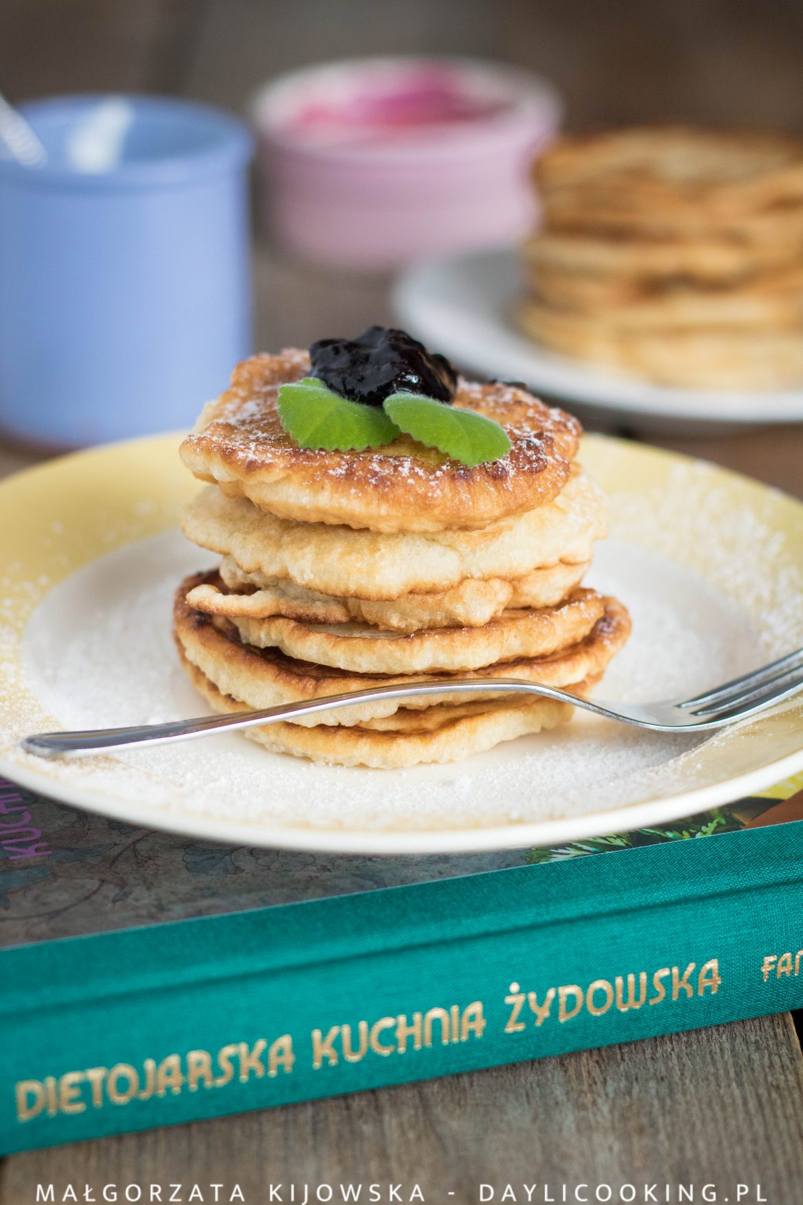 Latkes z kwaśnego mleka Dietojarska kuchnia żydowska Fania lewando