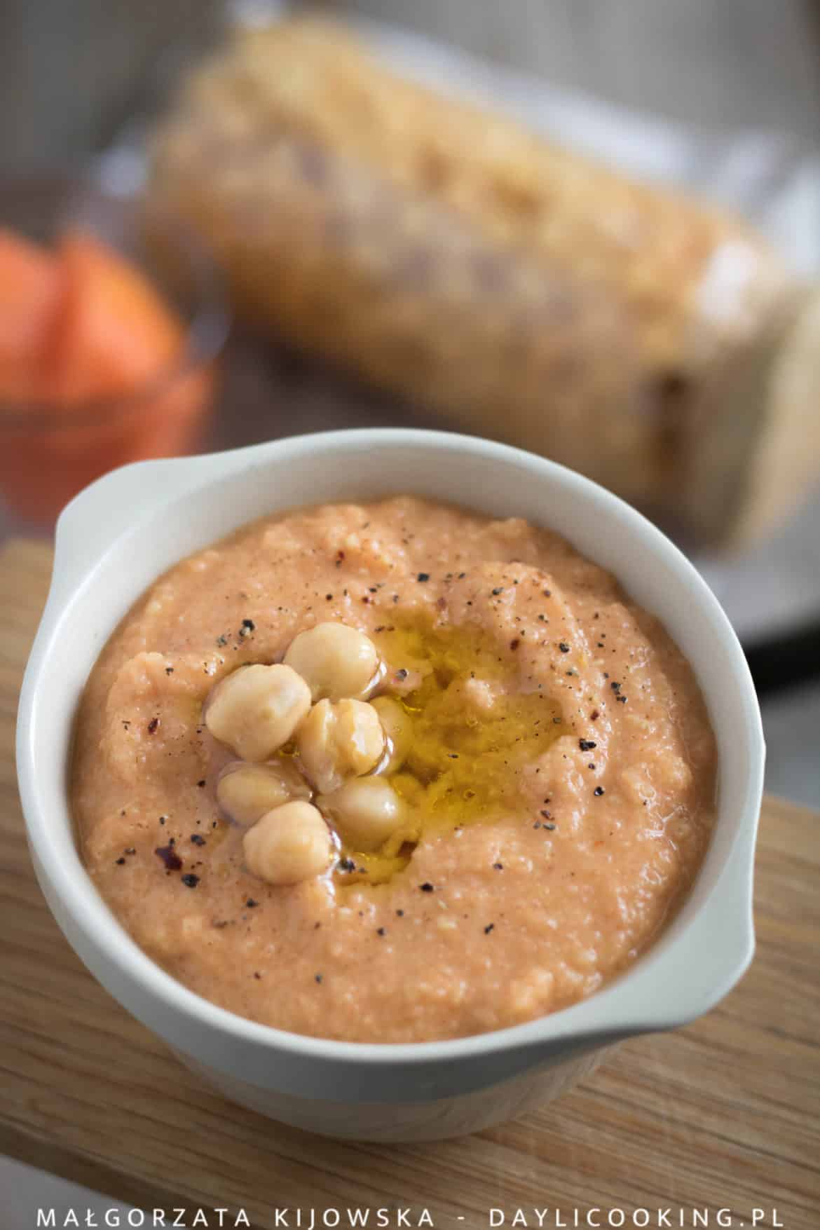 Hummus z dynią Przepis na hummus z dynią
