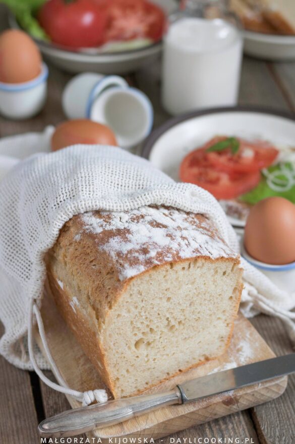 Przepis na pszenny chleb na drożdżach