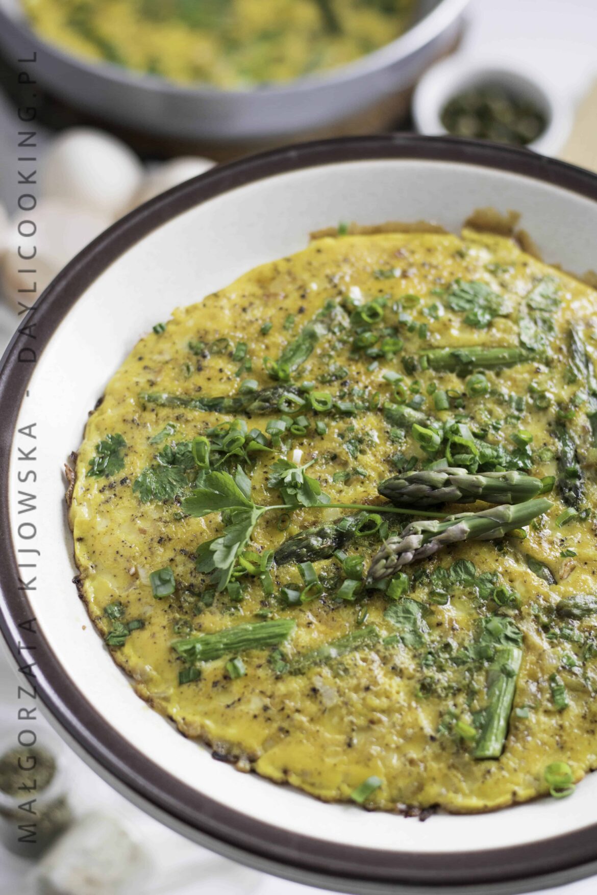 omlet ze szparagami