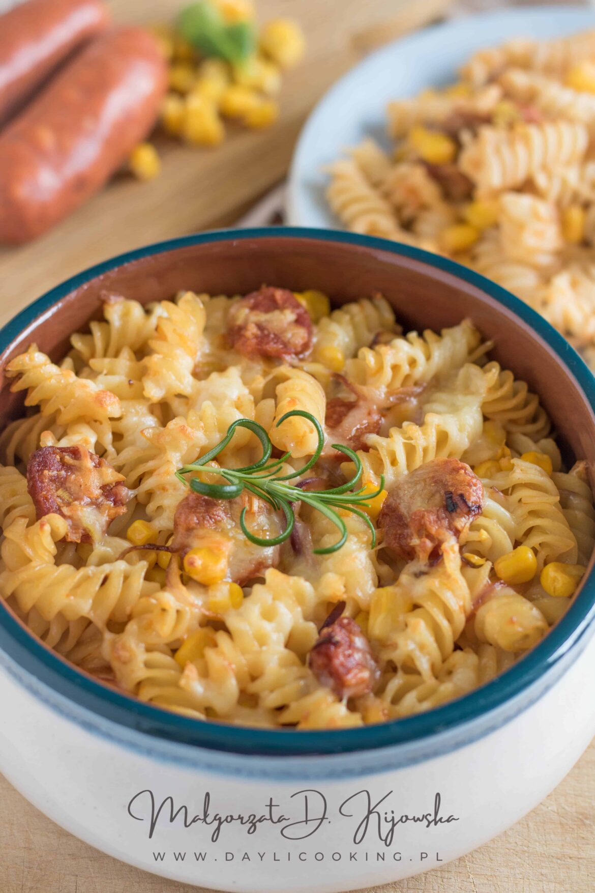 zapiekanka makaronowa z chorizo