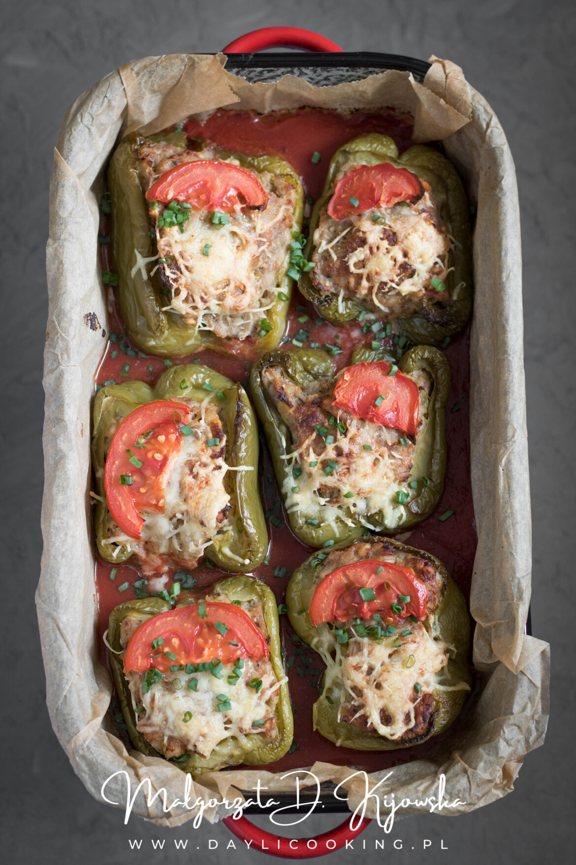 papryka faszerowana kaszą pęczak