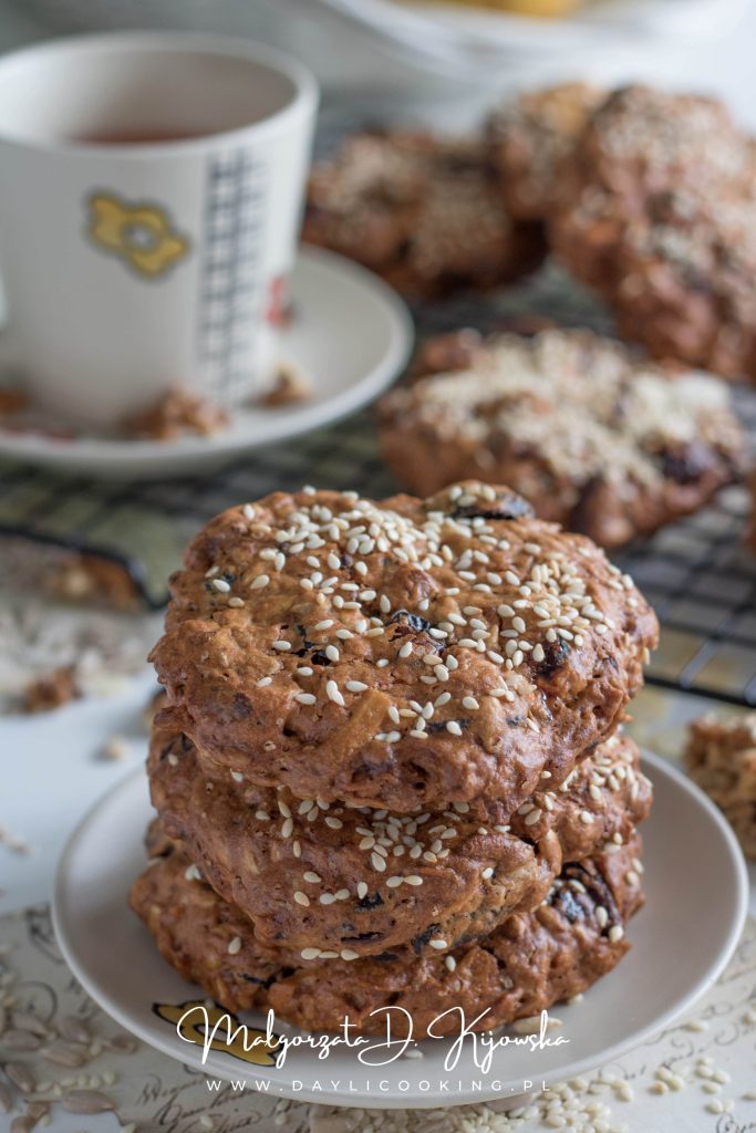 domowe ciastka bakaliowe