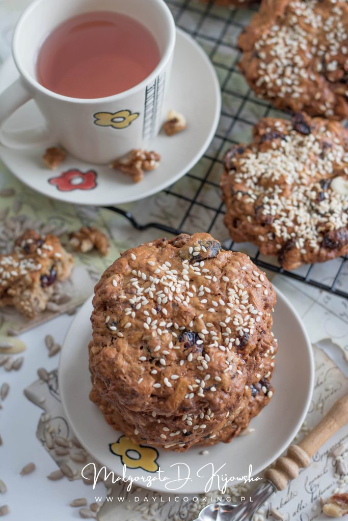 domowe ciastka bakaliowe